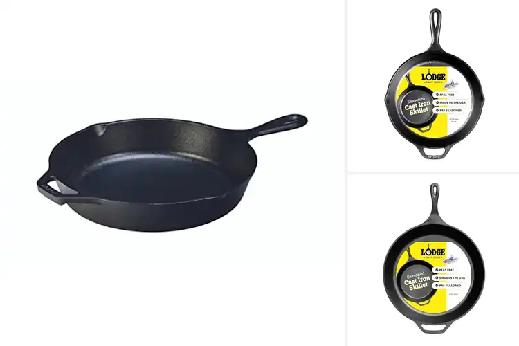 Detailed view of Best Naturally Seasoned Nonstick Cast Iron