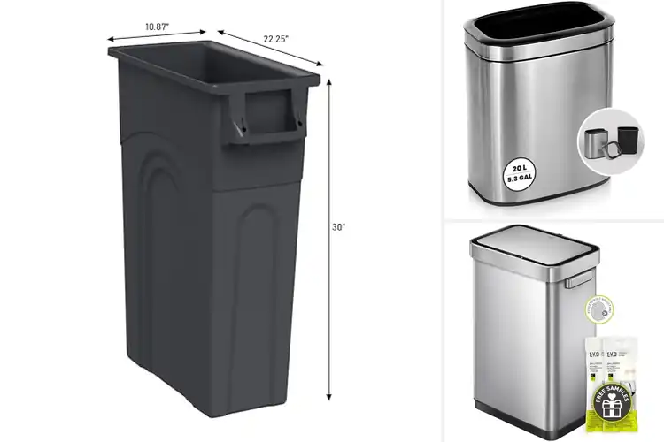 Detailed view of 8 Best No Liner Trash Cans for Clean, Modern Living