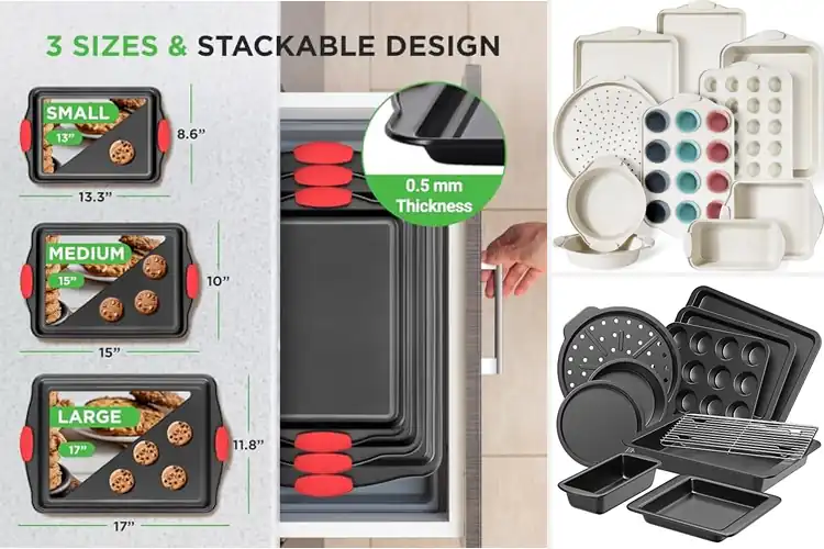 Detailed view of 10 Best Nonstick Bakeware Sets for Easy Cleanup