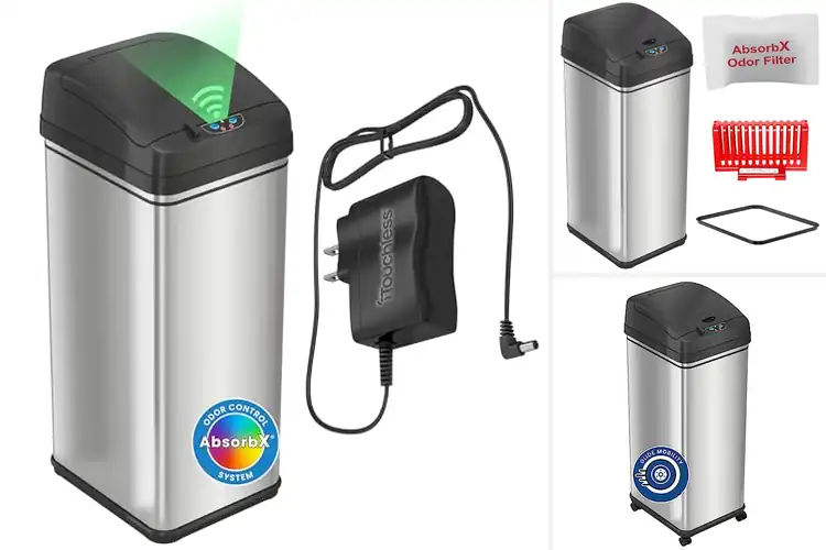 Detailed view of 10 Best Odor Proof Kitchen Cans for a Fresher Home