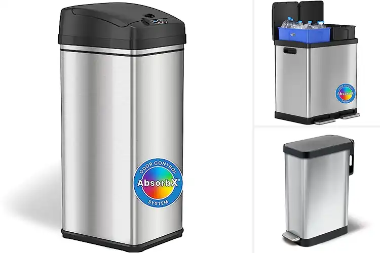 Detailed view of 10 Best Odorless Kitchen Trash Cans for a Fresh Home
