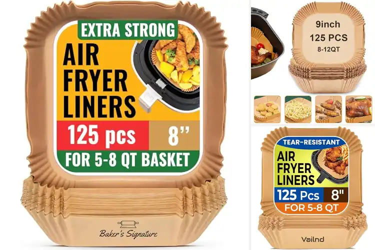 Detailed view of 10 Best Oil-Proof Air Fryer Liners: Mess-Free Fun