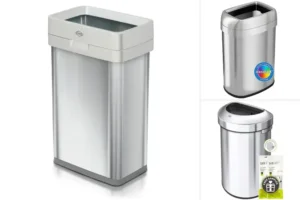Detailed view of 10 Best Open-Top Kitchen Trash Cans for Easy Cleanup