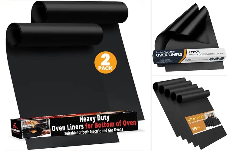 Detailed view of Best Oven Bottom Protector Liners