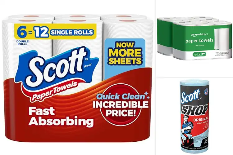 Detailed view of 10 Best Paper Towels For Fast Cleaning That Shine