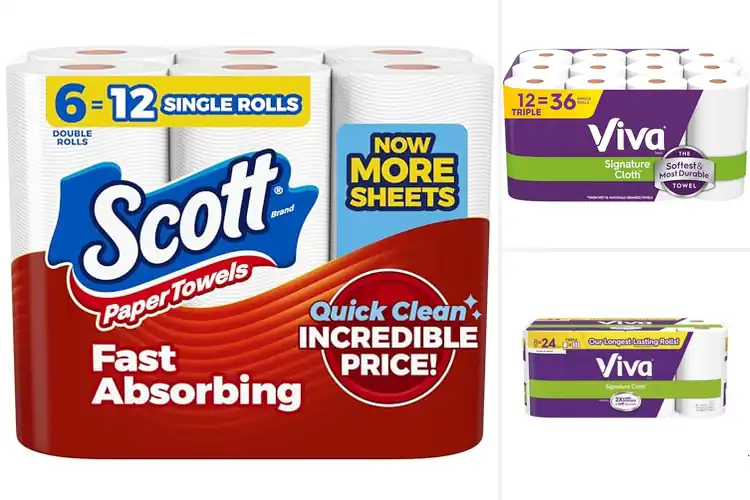 Detailed view of 10 Best Paper Towels With Choose-A-Sheet: Save Time & Money