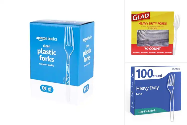 Detailed view of 10 Best Party Plastic Forks — Durable, Hygienic Picks