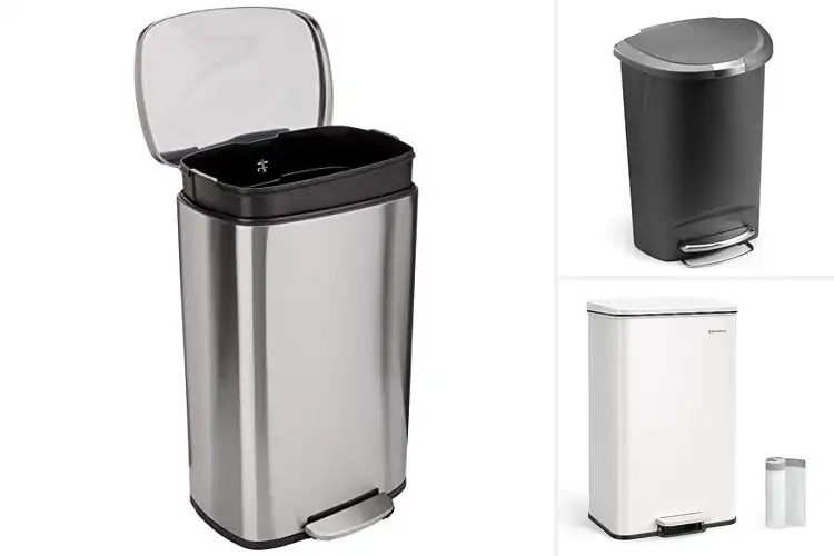Detailed view of 10 Best Pedal Kitchen Trash Cans for a Cleaner Home