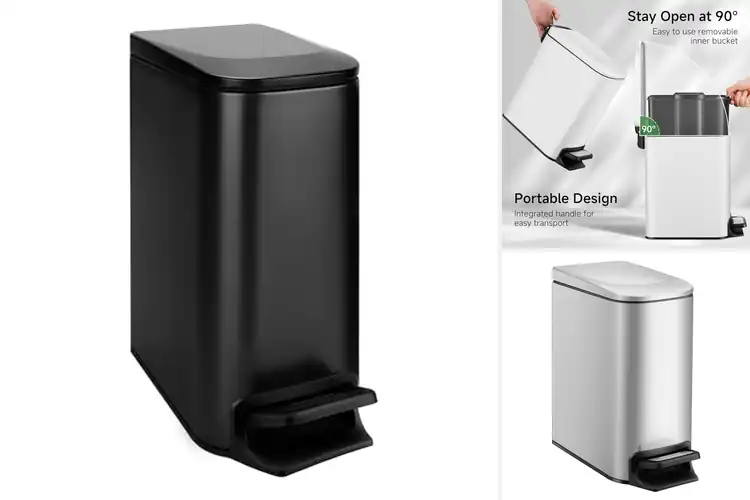Detailed view of 10 Best Pedal Trash Bins to Keep Your Space Clean and Easy
