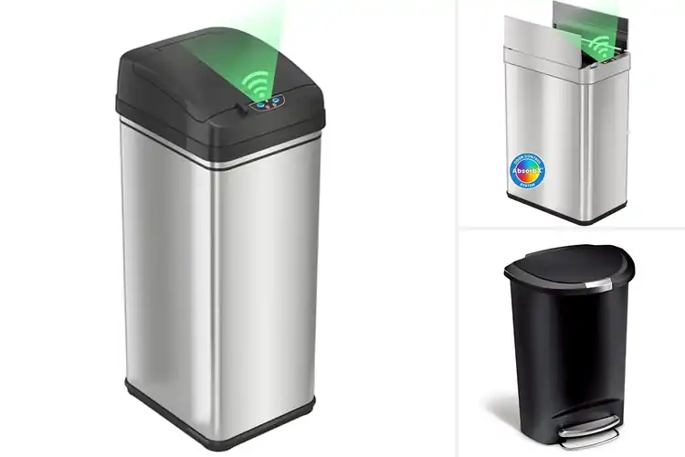 Detailed view of 10 Best Pet Proof Kitchen Cans to Stop Mess & Odor