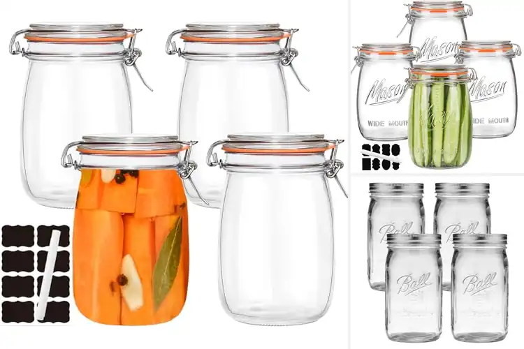 Detailed view of Best Pickling Jars