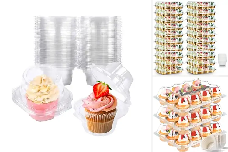 Detailed view of Best Plastic Cupcake Containers