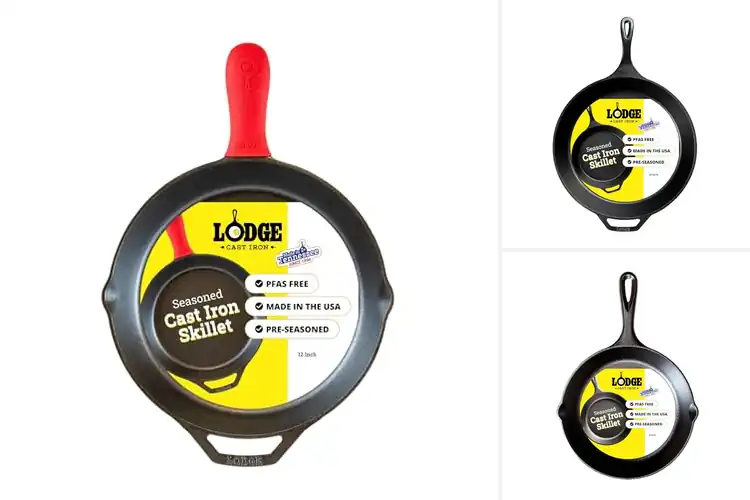Detailed view of Best Quality Lodge Cast Iron Frying Pan