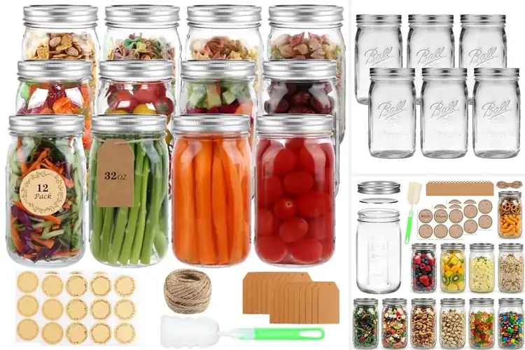 Detailed view of Best Quart Size Jars: Top 10 Picks for Storage & Crafting