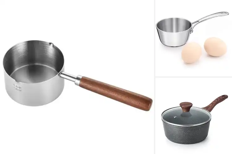 Detailed view of Best Quick Heating Sauce Pots