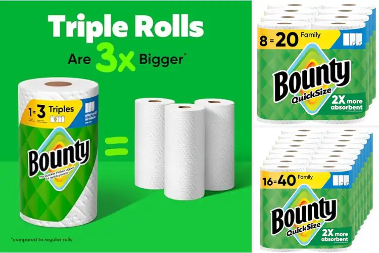 Detailed view of 10 Best Quicker Picker Paper Towels: Mess-Free Life