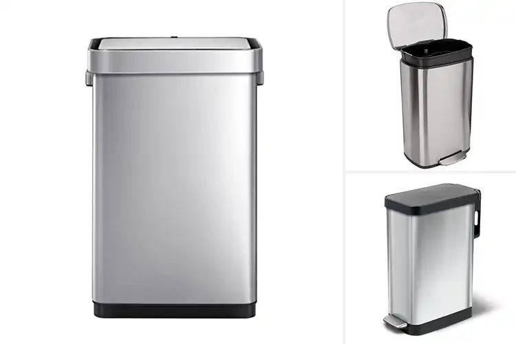 Detailed view of 10 Best Rectangular Kitchen Trash Cans for Easy Living