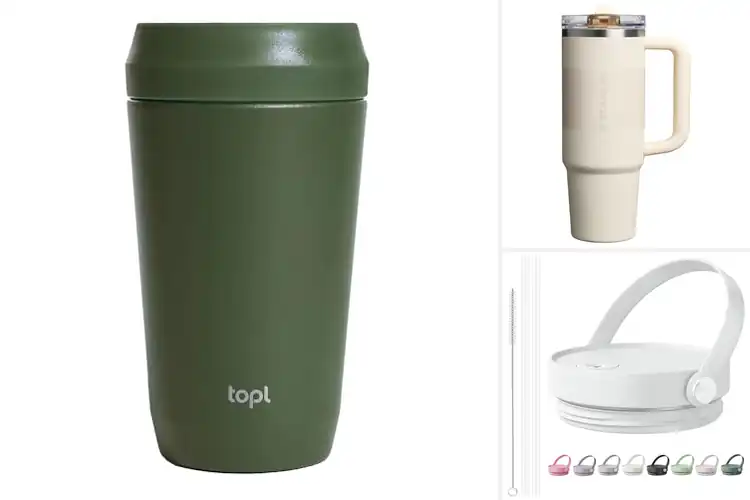 Detailed view of 10 Best Recycled Lid Tumblers: Drink Happy