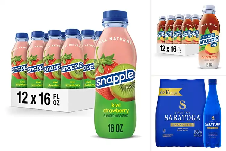 Detailed view of best recycled plastic bottled drinks