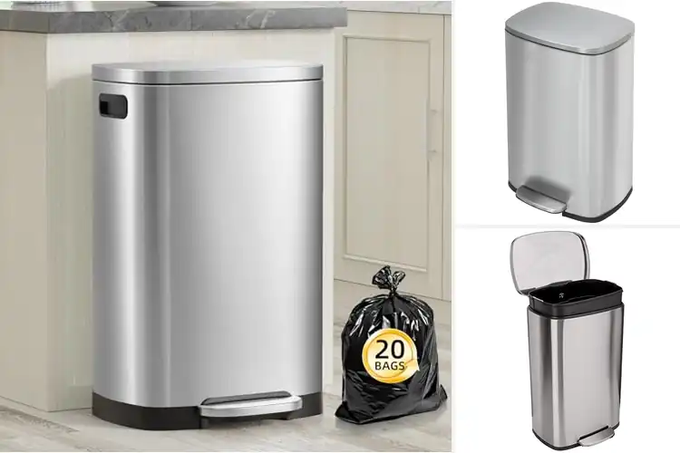 Detailed view of 10 Best Removable Inner Bucket Trash Cans for Clean Spaces