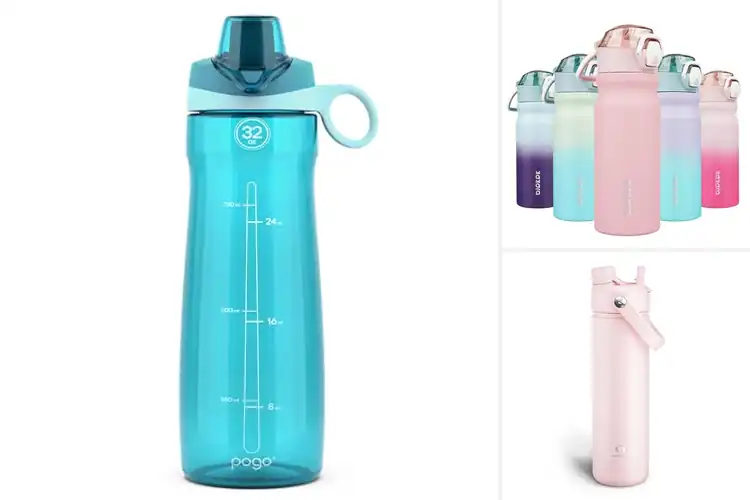Detailed view of 10 Best Reusable Water Bottles With Straws for Easy Hydration