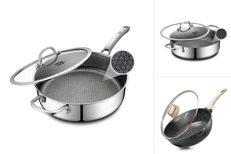 Detailed view of Best Sauté Pans with Lids: Top 10 Picks for Your Kitchen