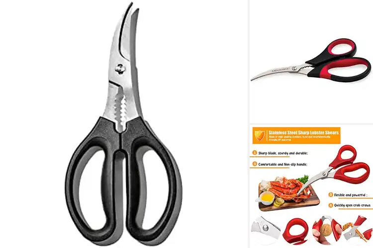 Detailed view of 10 Best Seafood Scissors for Effortless Shell Cutting
