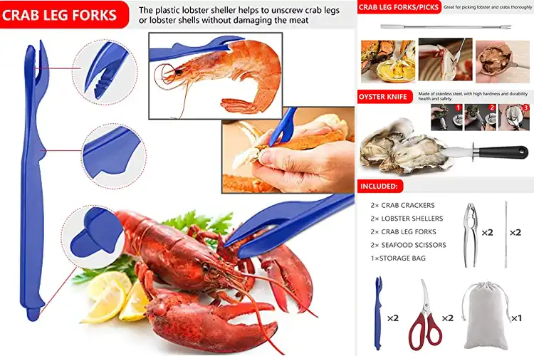 Detailed view of 10 Best Seafood Tool Sets for Easy, Mess-Free Feasts