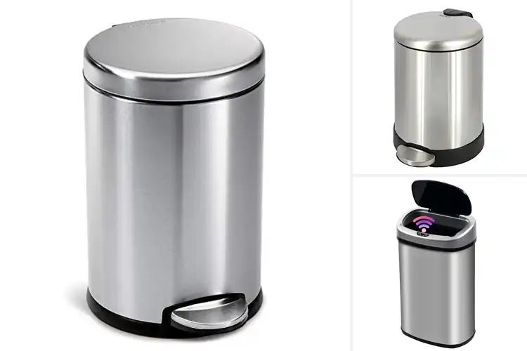 Detailed view of 10 Best Silent Lid Trash Cans for Quiet Homes