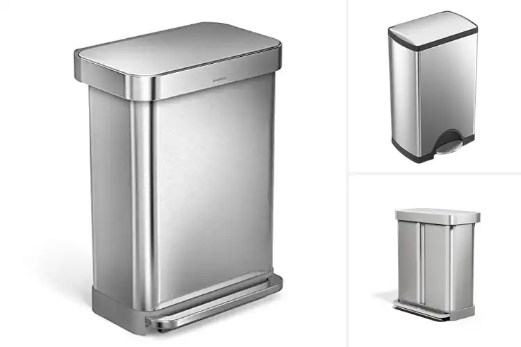 Detailed view of 10 Best Simplehuman Trash Cans for Stylish, Hassle-Free Waste