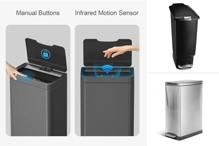 Detailed view of 10 Best Slim Kitchen Waste Bins for Space-Savvy Homes