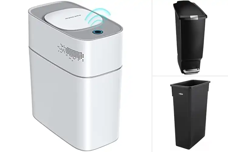 Detailed view of 10 Best Slim Trash Cans That Maximize Small Spaces