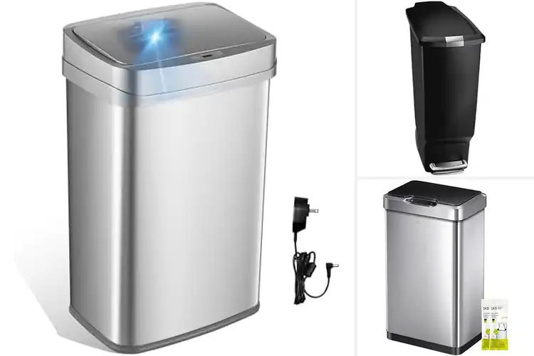Detailed view of 10 Best Space-Saving Kitchen Trash Cans for Tight Spots