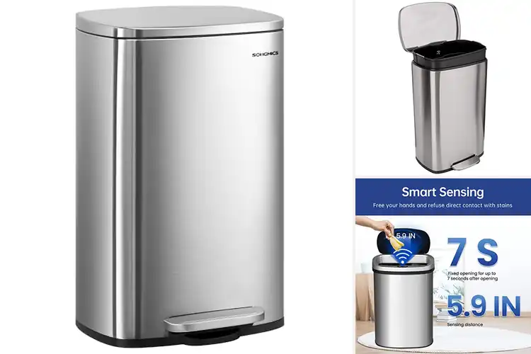 Detailed view of 10 Best Stainless Steel Kitchen Cans for Style & Durability