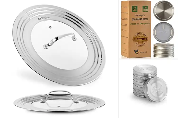 Detailed view of 10 Best Stainless Steel Lids for Perfect Cooking
