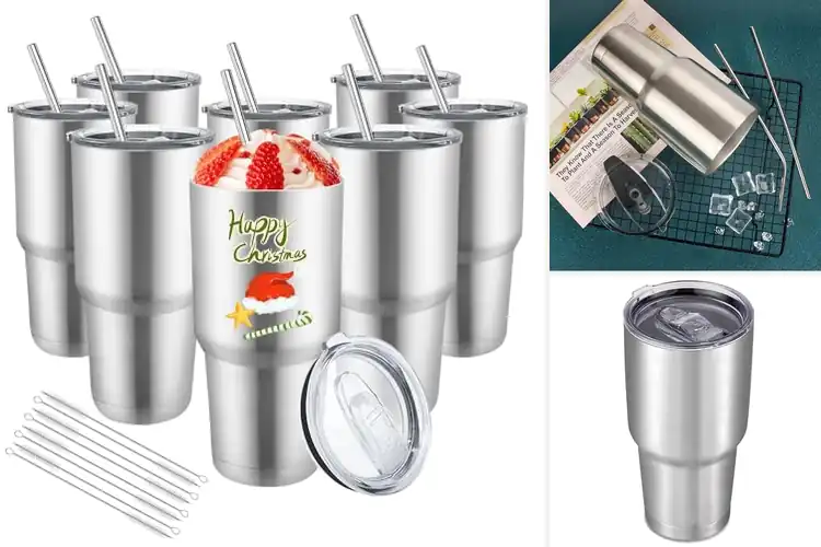 Detailed view of 10 Best Stainless Steel Tumblers 30 Oz: Stay Hot or Cold All Day