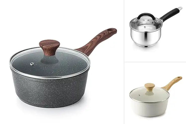 Detailed view of Best Stay Cool Handle Saucepan: Cook Safely and Comfortably