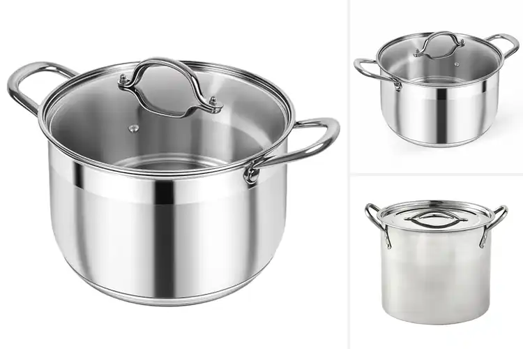 Detailed view of Best Stockpots with Lids