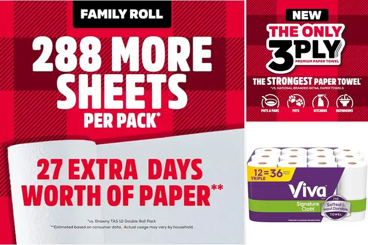 Detailed view of 10 Best Strong Paper Towels For Tough Messes That Actually Work