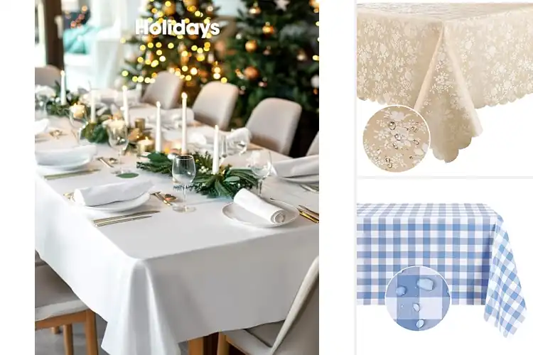 Detailed view of 10 Best Sturdy Tablecloths: Durable, Waterproof Picks