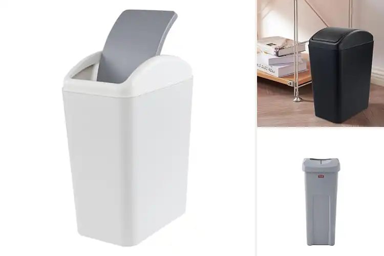 Detailed view of 10 Best Swing Lid Trash Cans for Easy, Clean Living