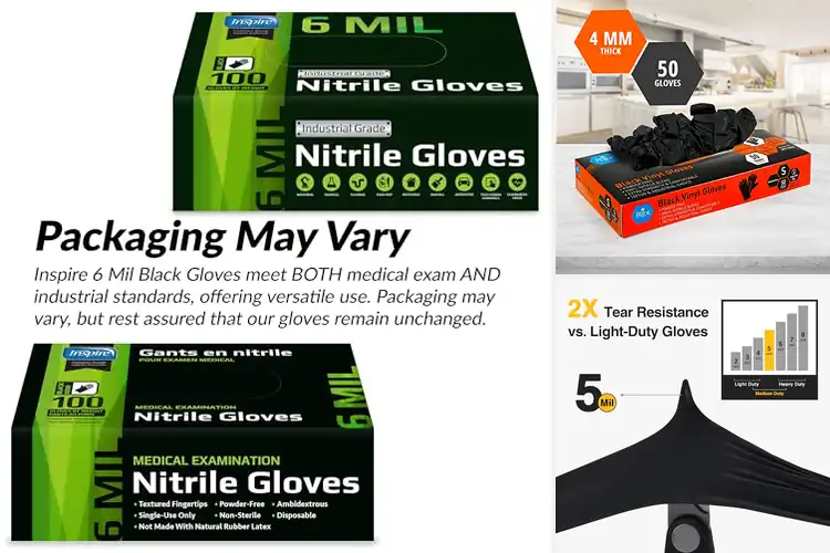 Detailed view of 6 Best Tattoo Gloves for Precision & Comfort