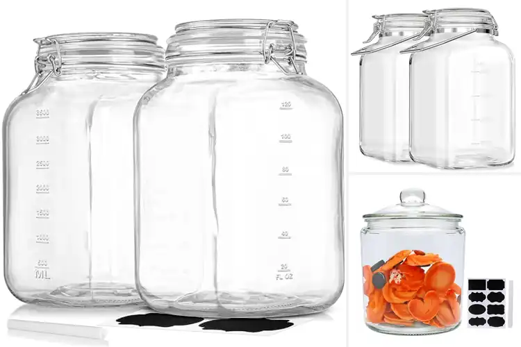 Detailed view of Best Thick Glass Jars With Sturdy Lids