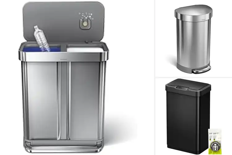 Detailed view of 10 Best Trash Cans for Kitchen: Transform Your Space Today