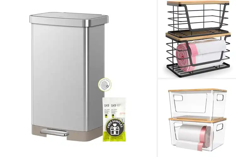Detailed view of 10 Best Trash Cans With Bag Storage for Easy Cleanup