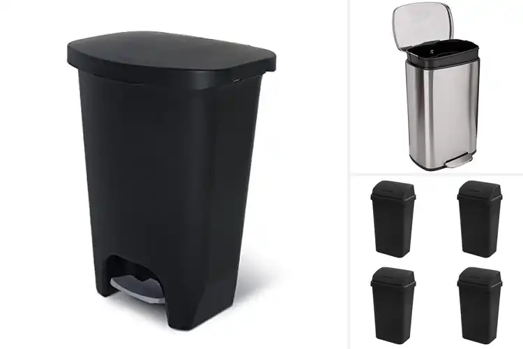 Detailed view of 10 Best Trash Cans With Lids to Keep Your Home Fresh & Clean