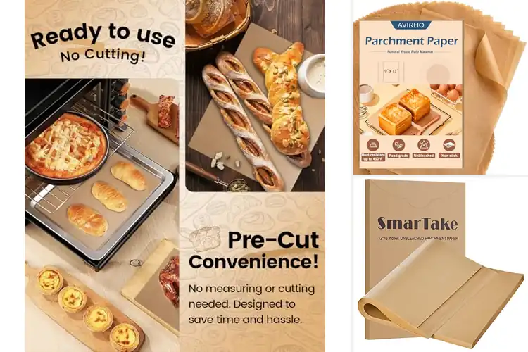 Detailed view of Best Unbleached Parchment Paper Sheets