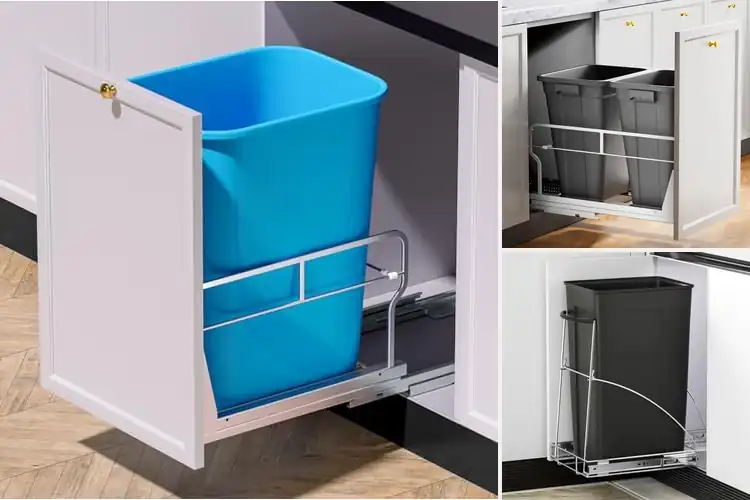 Detailed view of 10 Best Under-Cabinet Kitchen Trash Cans for Clean Space