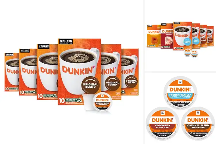 Detailed view of Best Value Dunkin 60 Pack Pods: 60 Cups of Perfect Coffee