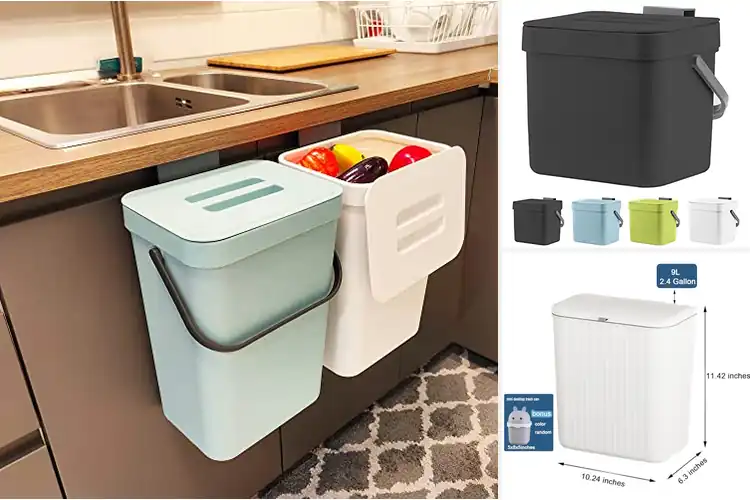 Detailed view of 10 Best Wall-Friendly Trash Cans for Space-Saving Style